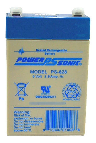 Ps-628 Batería Sellada 6 V  2.9 Ah Power Sonic