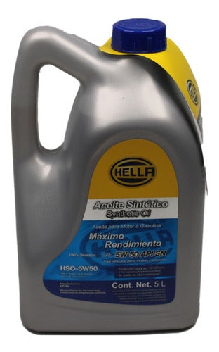 Aceite Sintético Universal / Motores Gasolina / Hella 5w50