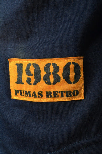 Playera Retro Mno 1980 Pumas Unam Manga Corta Numero 9