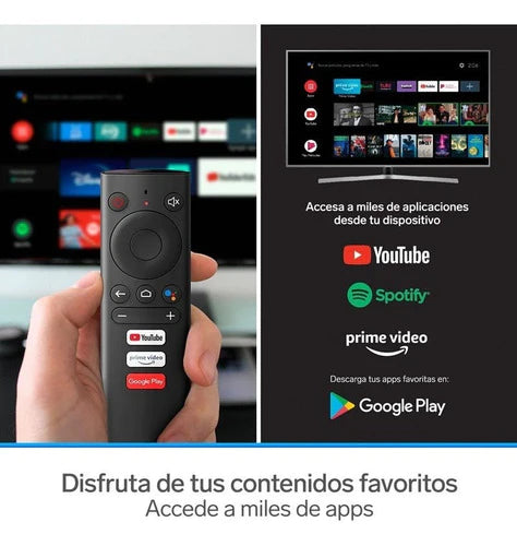 Android Tv Box 4k Wifi 16gb Control Por Voz Google Assistant Color Negro