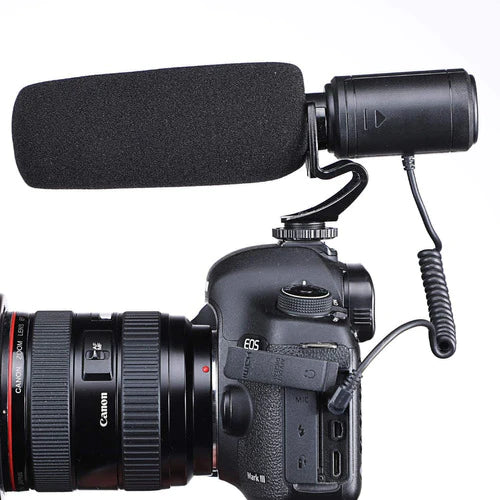 Interview Micrófono Para Cámara Nikon Canon Dv Videocámara