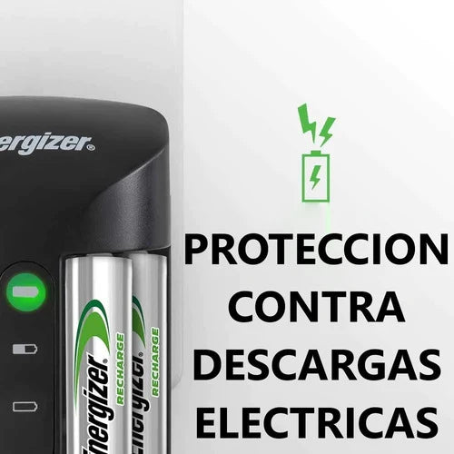Cargador Energizer Pro +4 Pilas Aa +4 Pilas Aaa Recargables