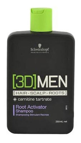 Shampoo 3d Men Root Activador 250 Ml Schwarzkopf