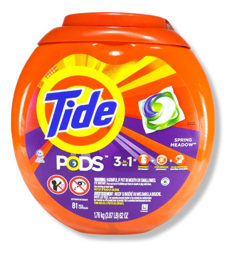 Capsulas Detergentes 81 Piezas Tide Pods 1.76 Kg