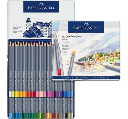 Set De Lápices De Acuarela 48 Colores Surtidos Faber-castell