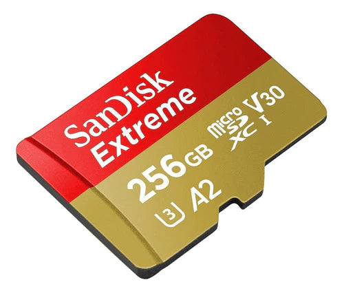 Memoria Micro Sdxc De 256gb Sandisk Extreme Con Adaptador Sd