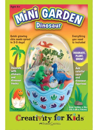Mini Jardin Dinosaurios Creativo Niños Planta Y Cultiva Chia