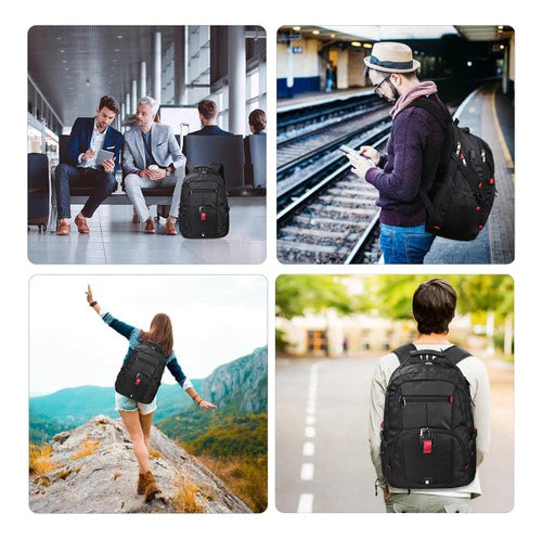 Mochila De Laptop Impermeable De Viaje Para Estudiante