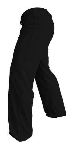 Calça Abada Uniforme Negro Para Capoeira Adulto Tipo Pants