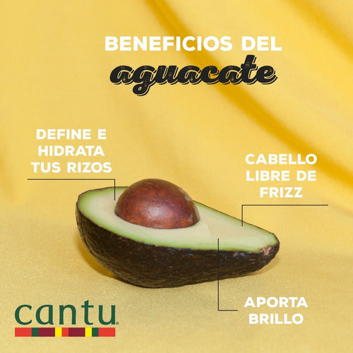 Activador De Rizos Cantu Avocado + Cantu Gel Aguacate Kit
