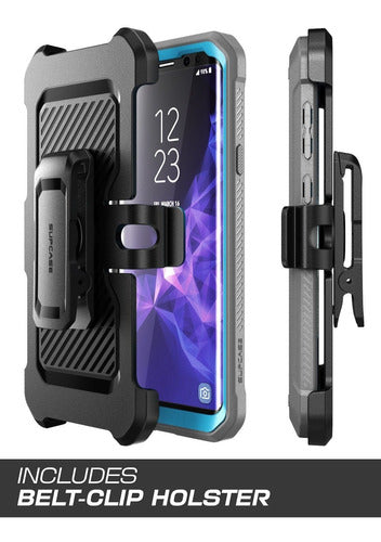 Carcasa C/protector Supcase P/samsung Galaxy S9 Plus Azul