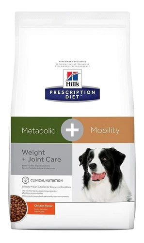 Alimento Hill's Prescription Diet Metabolic + Mobility Para Perro Adulto Sabor Pollo En Bolsa De 4.3kg
