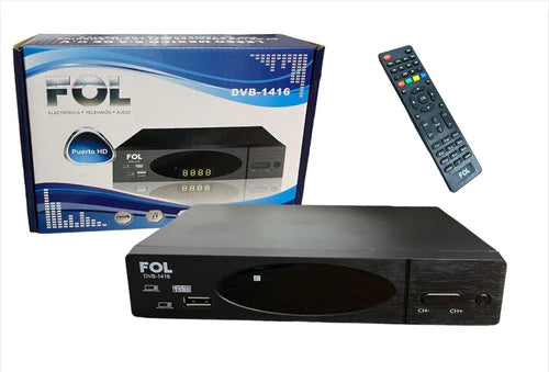 Decodificador Tv Digital Convertidor Smart Negro Fol 16gb