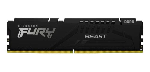 Memoria Ram Fury Beast Gamer Color Negro  16gb 1 Kingston Kf560c40bb-16