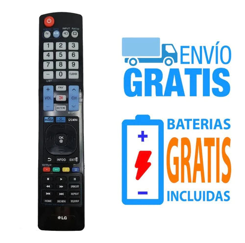 Control Remoto Pantallas LG Netflix 3d Blue Ray Lcd Hd  Hdtv