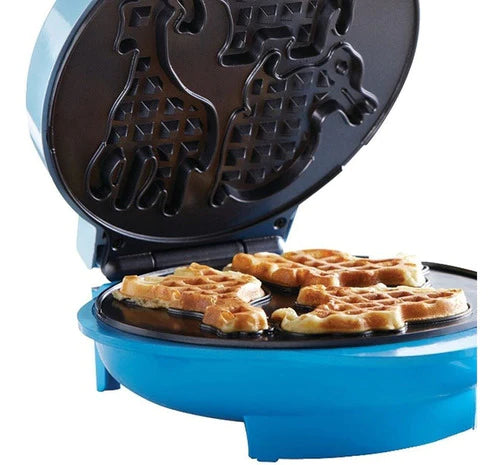 Maquina Waflera Mini Waffles De Animalitos Brentwood 1000w