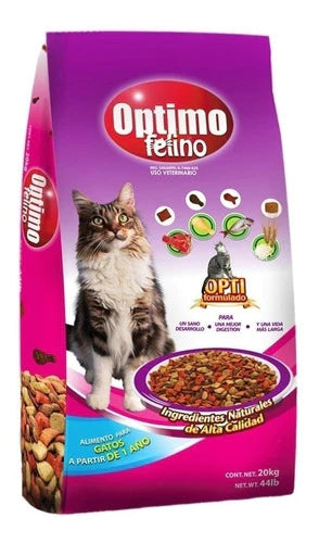 Alimento Optimo Para Gato Adulto Sabor Mix En Bolsa De 20kg