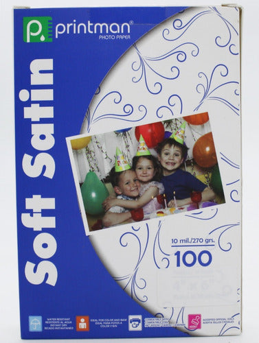 Papel Fotográfico Soft Satin Postal 100 Hojas, Envio Gratis!