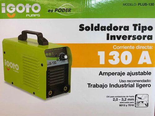 Soldadora Inversora Igoto Plus-130 A 110v Kit 6013-7018
