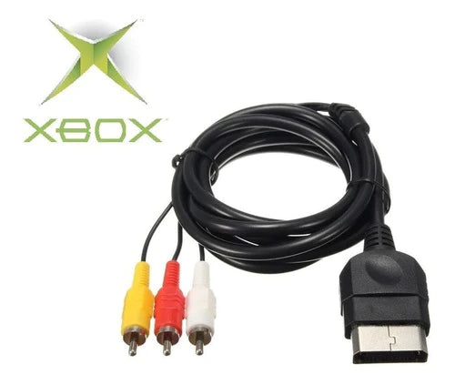 Cable De Video Rca Para Xbox Clasico Nuevo Cable Uso Rudo