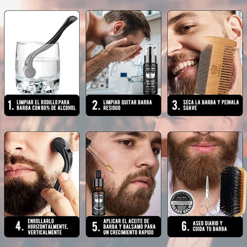 Kit De Aseo Y Cuidado De Barba Para Hombres