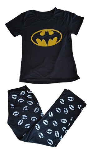 Pijama De Batman Pantalón Y Blusa Para Dama (talla Ch - M)