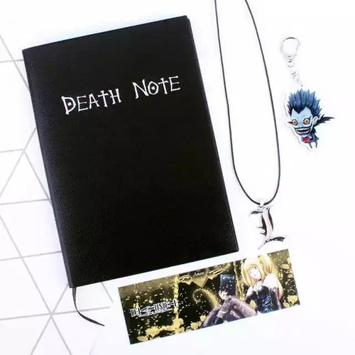 Death Note Libreta Reglas Anime Ryuk Kira Cosplay + Llavero