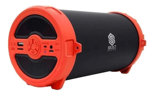 Bocina Select Sound Bazooka Con Bluetooth Roja