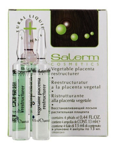 Salerm ® 16 Ampolletas 13ml Restrucurador Placenta Vegetal