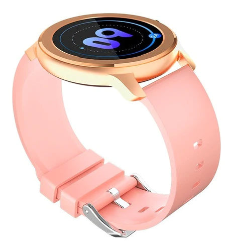 Smart Watch Fitness Full Round Con Touch Screen