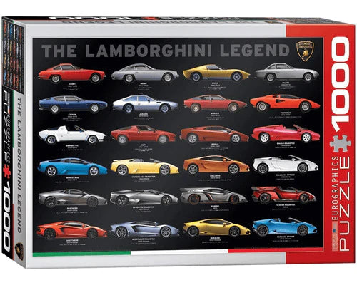 Las Leyendas De Lamborghini Rompecabezas Eurographics 1000 P
