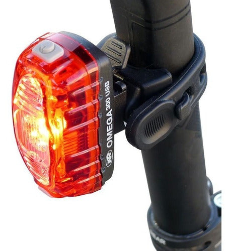 Lámpara Niterider Omega 300 / 6 Modos/ Usb/ Para Bicicleta