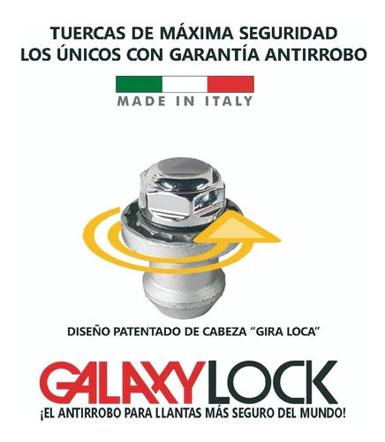 Birlos Seguridad Galaxylock Infiniti Q50 100% Original
