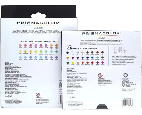 Lapices De Colores Prismacolor 24 Vivos + 24 Pastel = 48 Pza