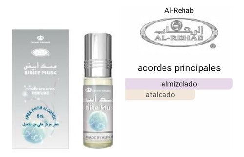 White Musk Spray 35 Ml Perfume Árabe Al Rehab