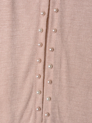Maxi Blusa Dama Casual Elegante Perlas Twist Side