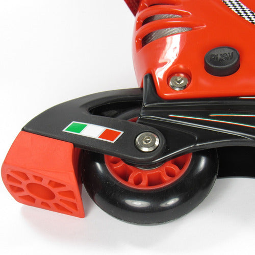 Patines En Linea Ferrari Fk7 Ajustables 18.5 -20.5cm Niños