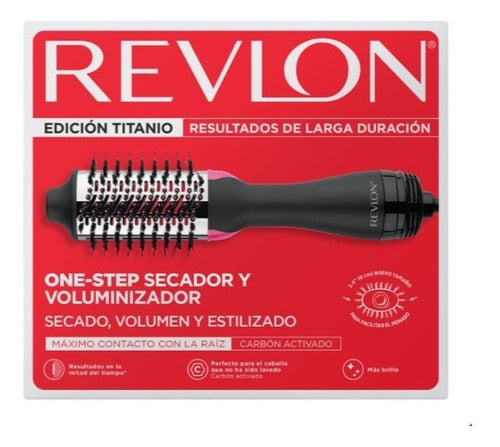 Cepillo Secador Revlon Salon One Step Voluminizador Titanio