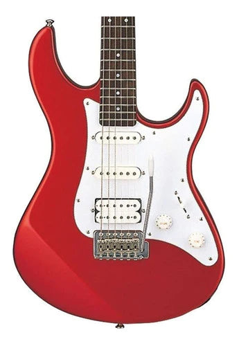 Guitarra Eléctrica Yamaha Pac012/100 Series 012 De Caoba Metallic Red Brillante Con Diapasón De Palo De Rosa