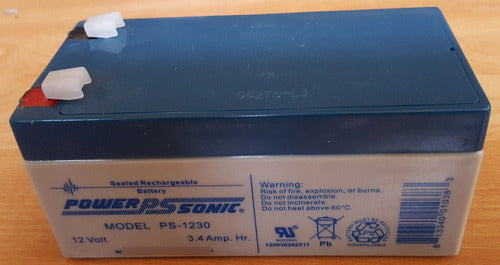 Bateria Recargable Powersonic Ps-1230 12v 3.4ah 1ps1230