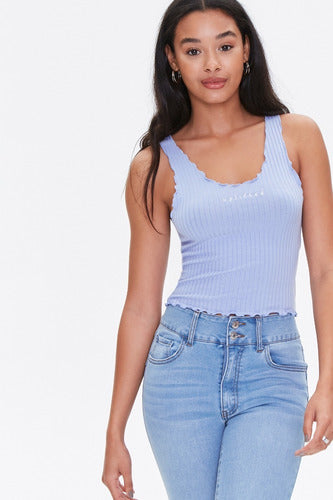 Blusa Sin Mangas Mujer Forever 21