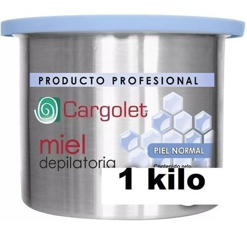 Cera Depilar Miel Piel Normal 1 Kg Cargolet ® Incluye Bandas