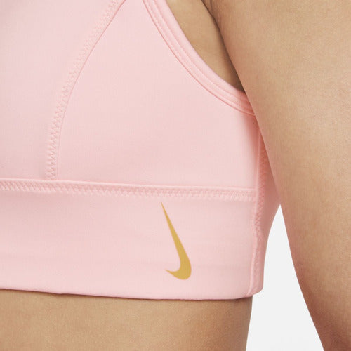 Bra Deportivo De Líneas Largas Para Niñas Nike Swoosh Luxe