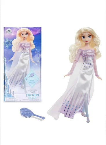 Disney Store Muñeca Elsa Frozen Clasica Con Peine 2021