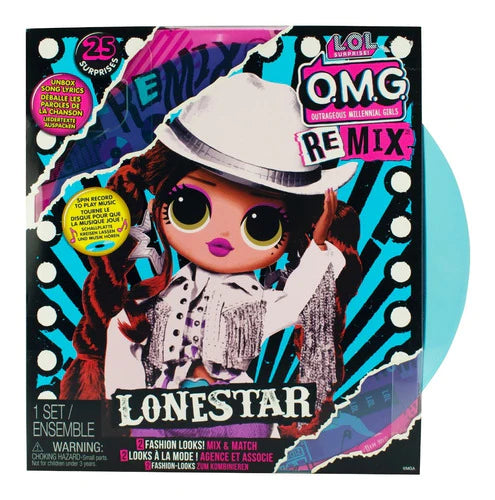Lol Surprise Omg Remix Lonestar 25 Sorpresas Con Vinil Mga