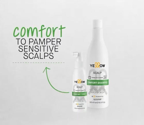 Kit Comfort Shampoo + Tónico Scalp Yellow Calmante