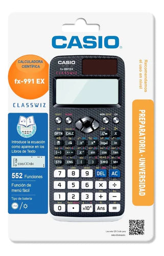 Calculadora Científica Casio Fx-991ex Classwiz 552 Func