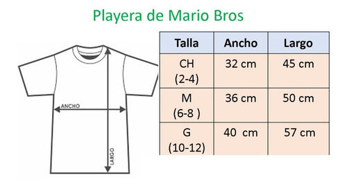 Set De Mario Bros Tres Playeras
