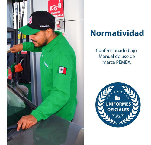 Playera Polo Nueva Imagen Pemex. Uniforme Para Gasolineras