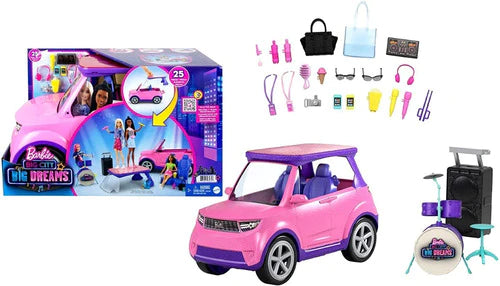 Vehículo Playset Barbie Big City Suv Concierto Gyj25